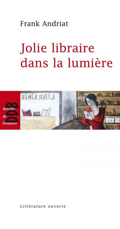 Jolie libraire dans la lumière de Frank Andriat