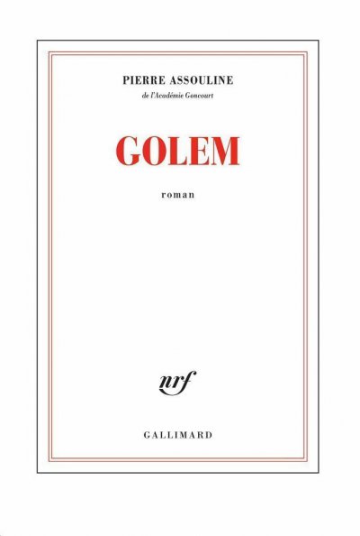 Golem de Pierre Assouline