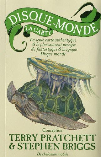 La carte du disque-monde de Terry Pratchett