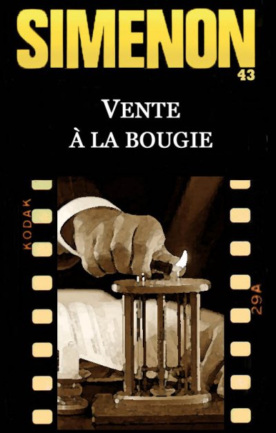 Vente à la bougie de Georges Simenon