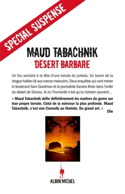 Désert barbare de Maud Tabachnik