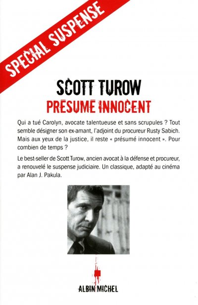 Présumé innocent de Scott Turow