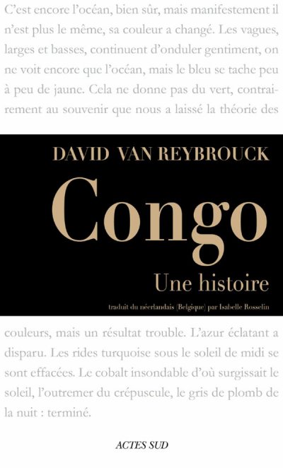 Congo, Une histoire de David Van Reybrouck