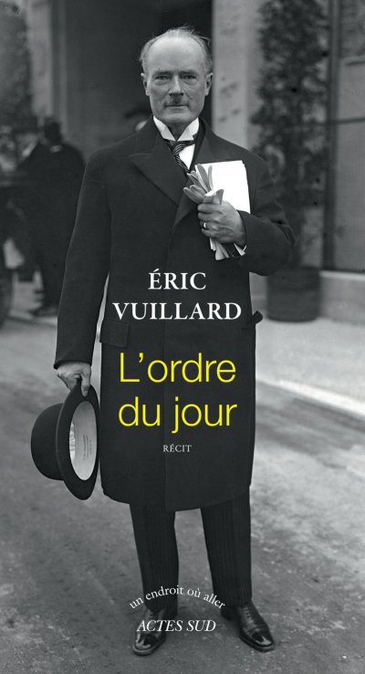 L'ordre du jour de Eric Vuillard